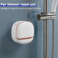 Soap dish with drainage tray, wall-mounted shower holder, keeps bars dry, flip-top waterproof soap holder requiring no drilling