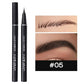 Multi-purpose Liquid Eyebrow Eyeline Pencil Waterproof Easy To Color Ultra Fine Eyeliner Lying Silkworm Pen Eyes Makeup Cosmetic