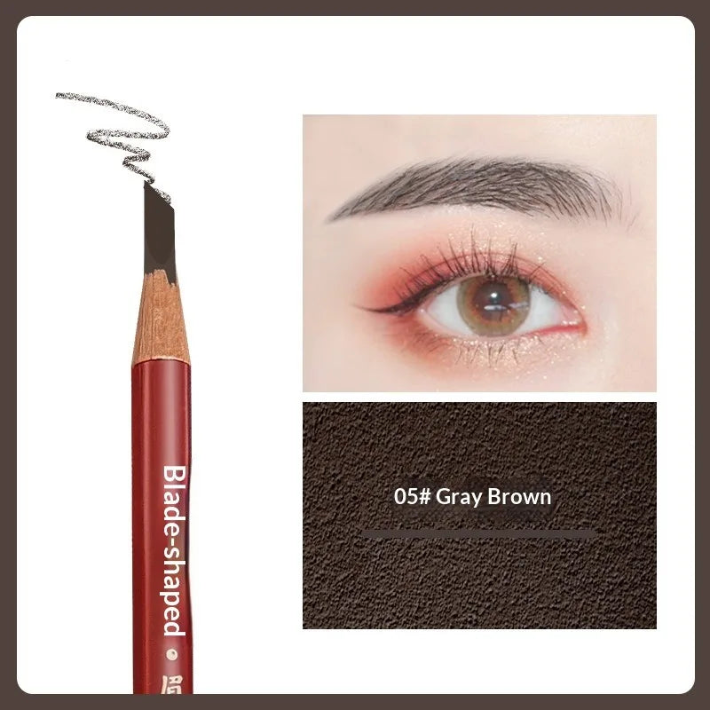 Precision Hard Core Eyebrow Pencil - Creates Natural Wild Brows with Microblading Effect, Waterproof and Long Wearing