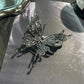 1/2/3 Pcs Large Hollow Butterfly Hair Claws for Women Black Silvery Cool Metal Style Fashion Shark Clips Head Accessories Set