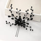 Fashion Crystal Pearl Rhinestone Hairpins Stick Hair Clip For Women Bridal Hair Accessories Party Wedding Hair Clips Jewelry