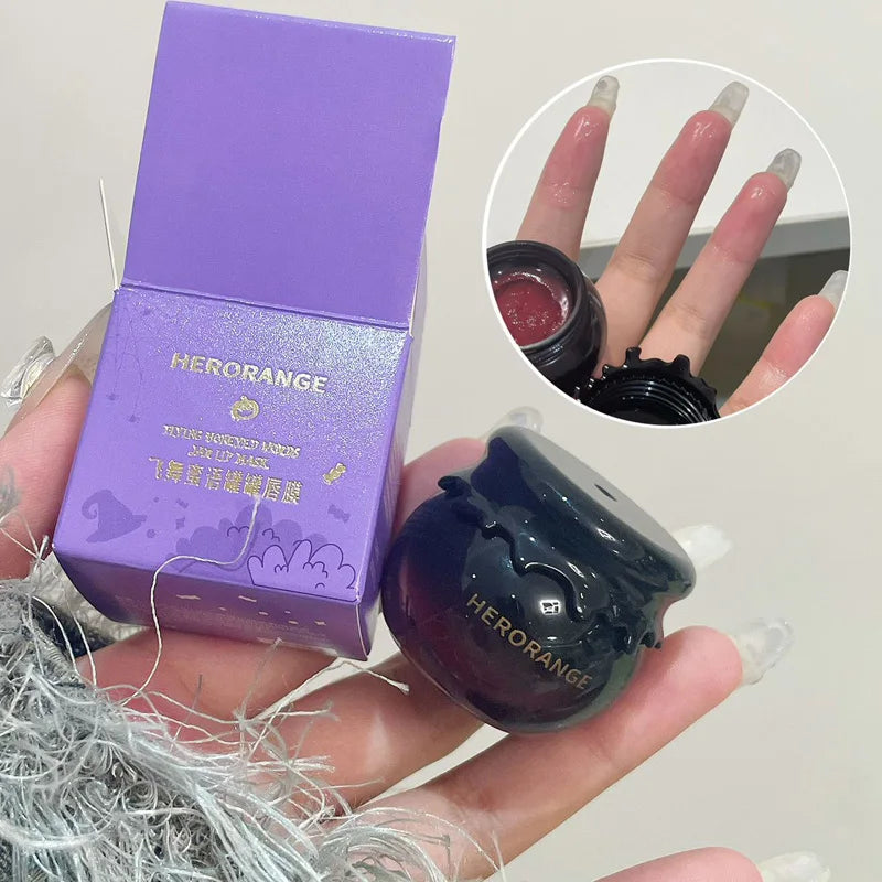 HERORANGE ~ Dancing Honey Lip Mask - Hydrating, Moisturizing, and Lip Line Reducing; Affordable Student-Friendly Lip Care for Au