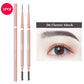 1.5mm Ultra Fine Double-Ended Eyebrow Pencil Automatic Rotating Natural Waterproof Long Lasting Professional Eyebrow Pen Makeup