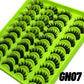 GROINNEYA Manga Lashes Mixed style 5/9/20 Pairs 3D 6D 8D Mink Lashes Natural Eyelashes Soft Cross Wispy False Eyelashes Eyelash