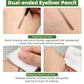 2 in1 Double Head Eye liner Brow Pencil Make up Waterproof Long-lasting No Blooming Rotatable Eyeliner Eyebrow Tattoo Pen Makeup