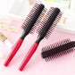 Professional Plastic Round Brush Quiff Roller Curly Hair Comb Hairstyle Massager Hairbrush Dressing Salon Barber Comb New Spiral