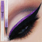 6 Color Diamond Shiny Eye Liner Eyeshadow Waterproof Quick-dry Silver Gold Metellic Pearlescent Liquid Eyeliner Makeup Gilfts