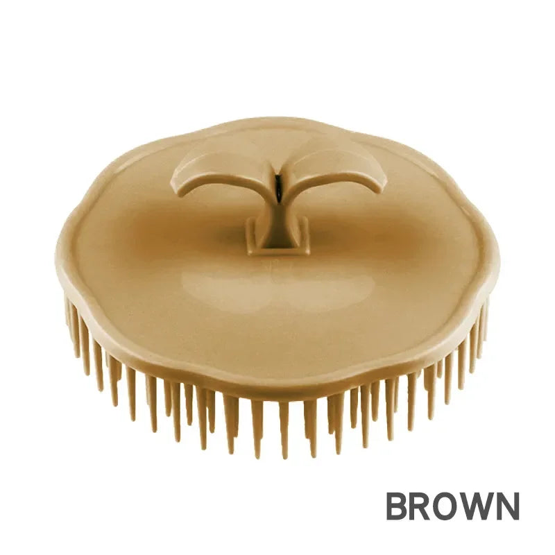 1pcs Black Hair Comb Scalp Massagers Round Comb Women Men Shower Brush Hair Scalp Shower Wash Clean Hair Tool Brush
