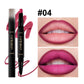 HANDAIYAN 2 in 1 Double-end Matte Lipstick Pencil Lipliner Waterproof Long Lasting Matte Lip Liner Pen 6 Colors Lipsticks Makeup