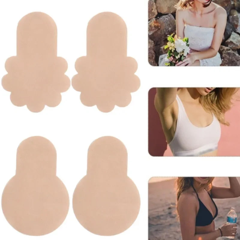 Lifting Chest Patch Women Thin Bra Pad Anti Sagging Breast Paste Anti Convex Point Nipple Cover Female Cuttable Chest Sticker