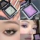 Monochrome Eyeshadow Palette Chrome Blue Pearl Glitter Highgloss Brightening Lasting Waterproof Metallic Luxury Eyeshadow Makeup