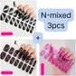 1piece 5D glass fragment nail sticker high quality stained glass window grille design glitter art decoration design nail sticker