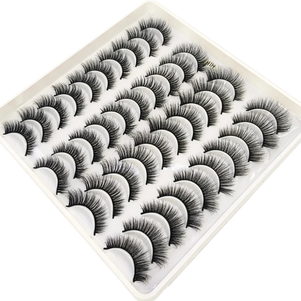 2023 New 20 pairs natural long 3D mink false eyelashes fake lashes makeup kit Mink Lashes extension eye lashes short eyelashes