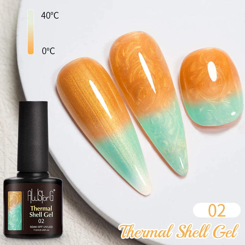 7.5ML Pink Blue Nail Gel Cat eye Semi Permanent Nail Art Soaking UV LED Nail Salon DIY Nail Salon Gel For Autumn And Winter
