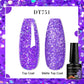 MEET ACROSS 160 Colors 7.3ml Gel Nail Polish Vernis Glitter Sparkly Semi Permanent Soak Off LED UV Gel Varnish Nail Art Manicure