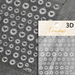 Cat's Eye 5D Gradient European Love Heart Gem Wing Crystal Geometric Colorful Self Adhesive Nail Art Stickers Manicure Decals