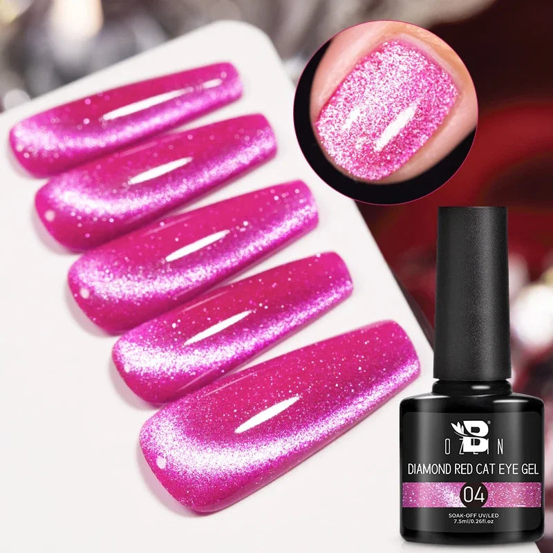 AWStorG 7.5ml Starlit Cat Magnetic Gel Nail Polish Must need Black Gel-Polaris Light Soak Off UV Gel Varnis Semi Permanent DIY