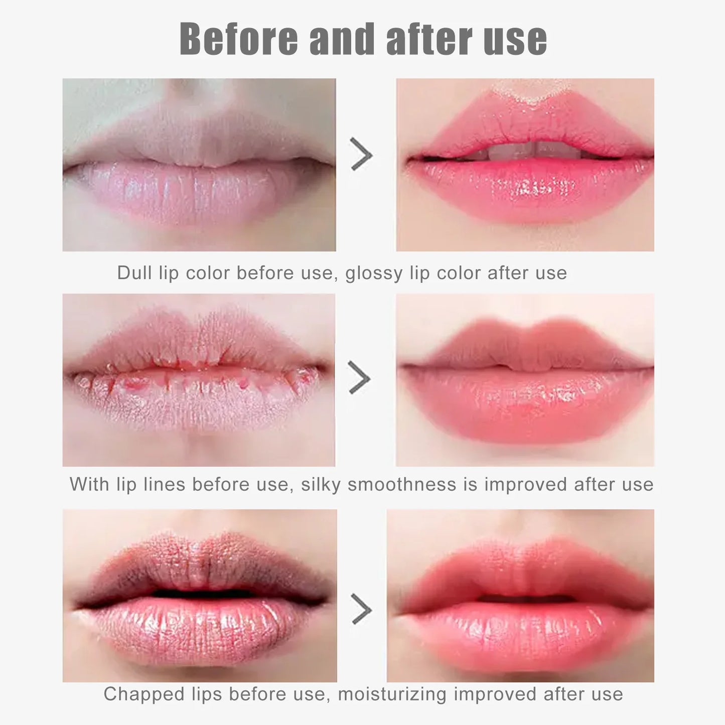 EELHOE Collagen Cherry Lip Mask Nourishing Repair Lips Plumper Lighten Lines Firming Moisturizing Anti-dryness Labial Gel Patch