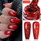 BORN PRETTY 10ml Sparkling Glitter Reflective Gel Nail Polish Sparkly Holo Shiny Pink Silver Black Gel Nail Art Salon Varnish