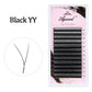 2D Y Single Tip Eyelash Extension 3D 4D W Natural Soft Wispy Eyelashes Individual False Lashes Mesh Net Cross Lash Makeup Cilio