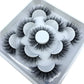 AMSDCN 5 Pairs 3d Mink Dramatic Volume Lashes Bulk Faux Thick Long Wispy Natural Mink Lashes Pack Short Wholesales Natural False