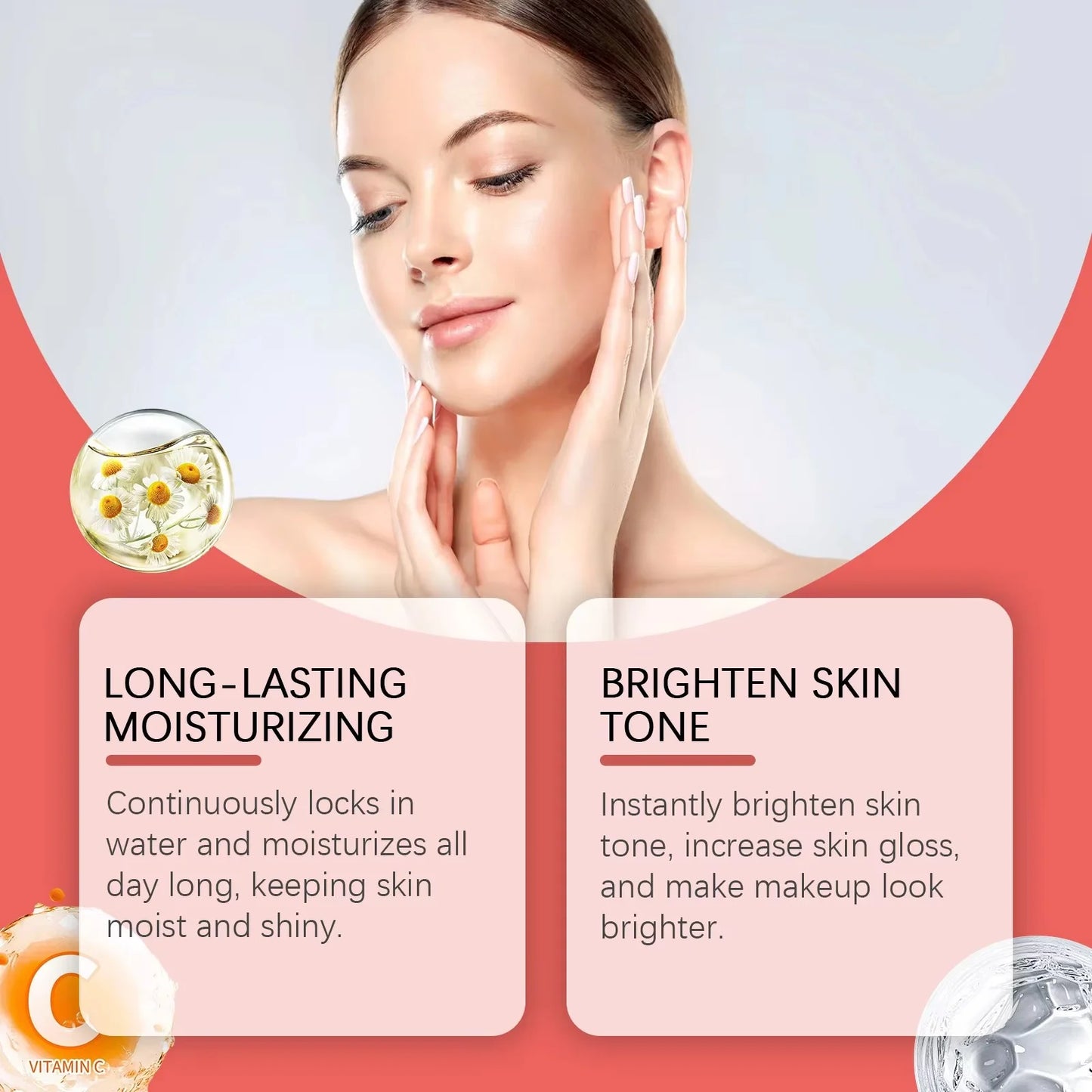 Hydrating Makeup Setting Spray Watery Lightweight Non-Greasy Oil Control Long-Lasting Breathable Vitamin C Makeup Fixing Mist