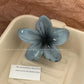 New Fashion Sparkling Flower Claw Clip for Women Transparent Sweet Ponytail Shark Clip Versatile Girl Hair Accessories