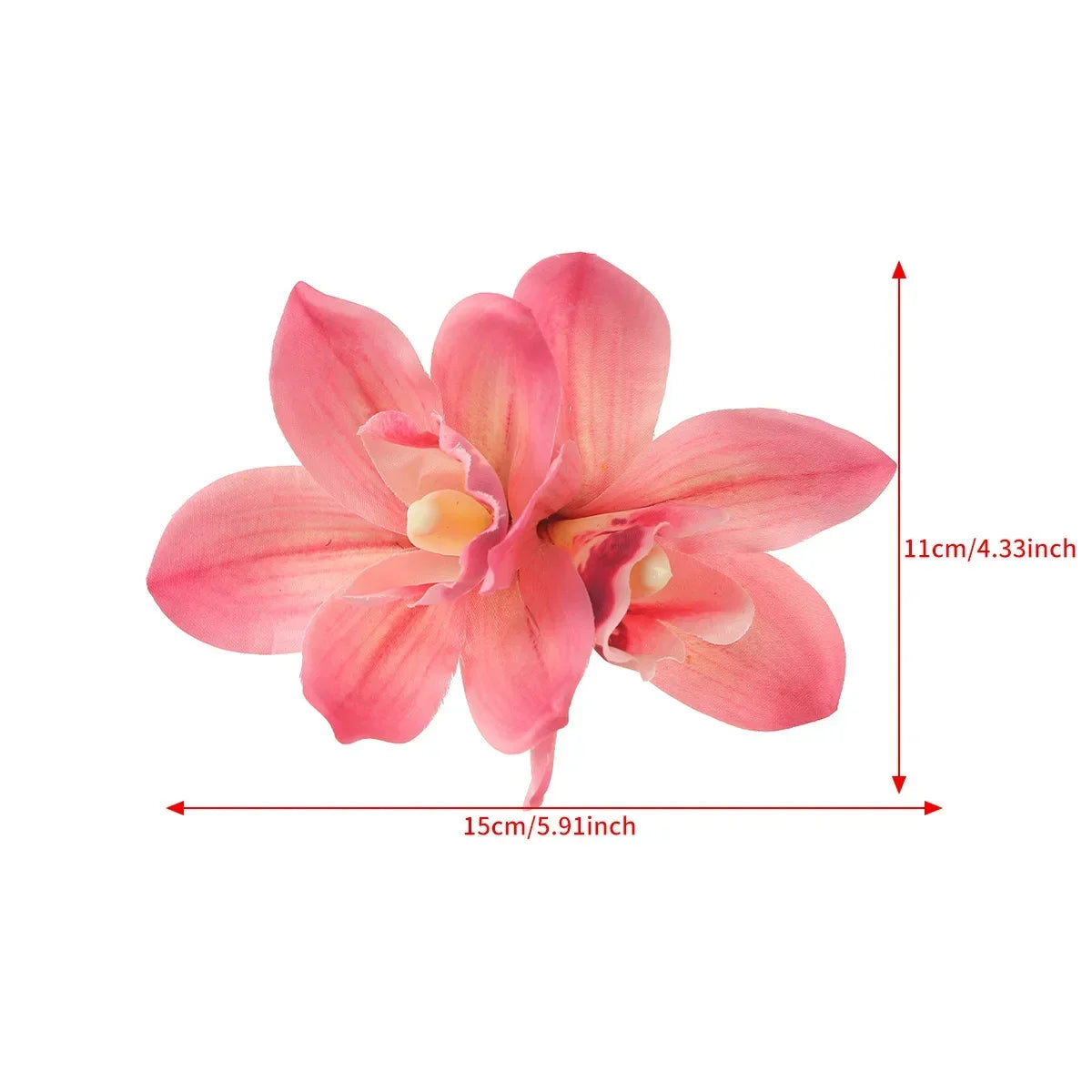 Bohemian Orchid Flowers Hair Clips Small Hairpin Bridal Barrette Beach Wedding Flower Women Holiday Hair Accessories