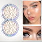 Shimmer Diamond Glow Highlighter – 2-Color Palette for Contour, Brighten, Radiant Skin, Festival & Party Makeup Essential Tool