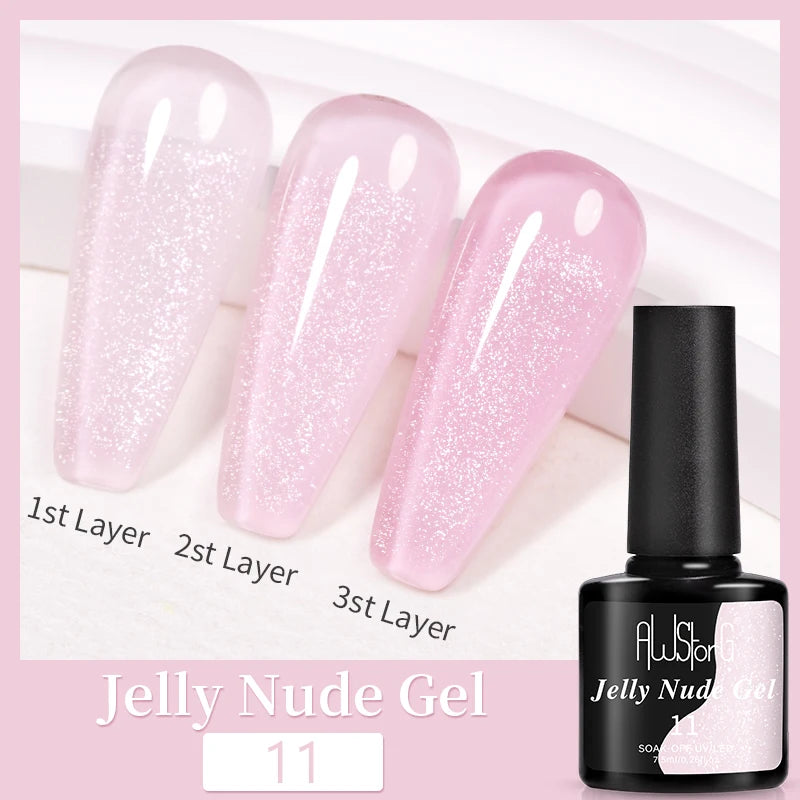 7.5ML Pink Blue Nail Gel Cat eye Semi Permanent Nail Art Soaking UV LED Nail Salon DIY Nail Salon Gel For Autumn And Winter