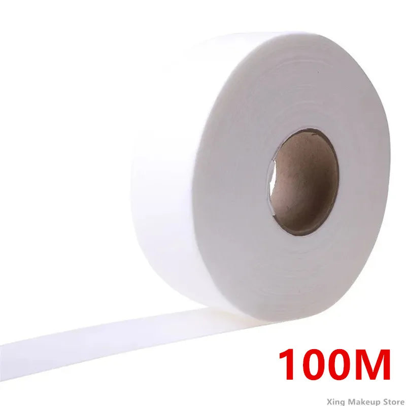 High Quality 1 Roll 50m 100m Nonwoven Wax Strips For Hair Removal Body Cloth Hair Remove Wax Paper Rolls Hair Removal Epilator