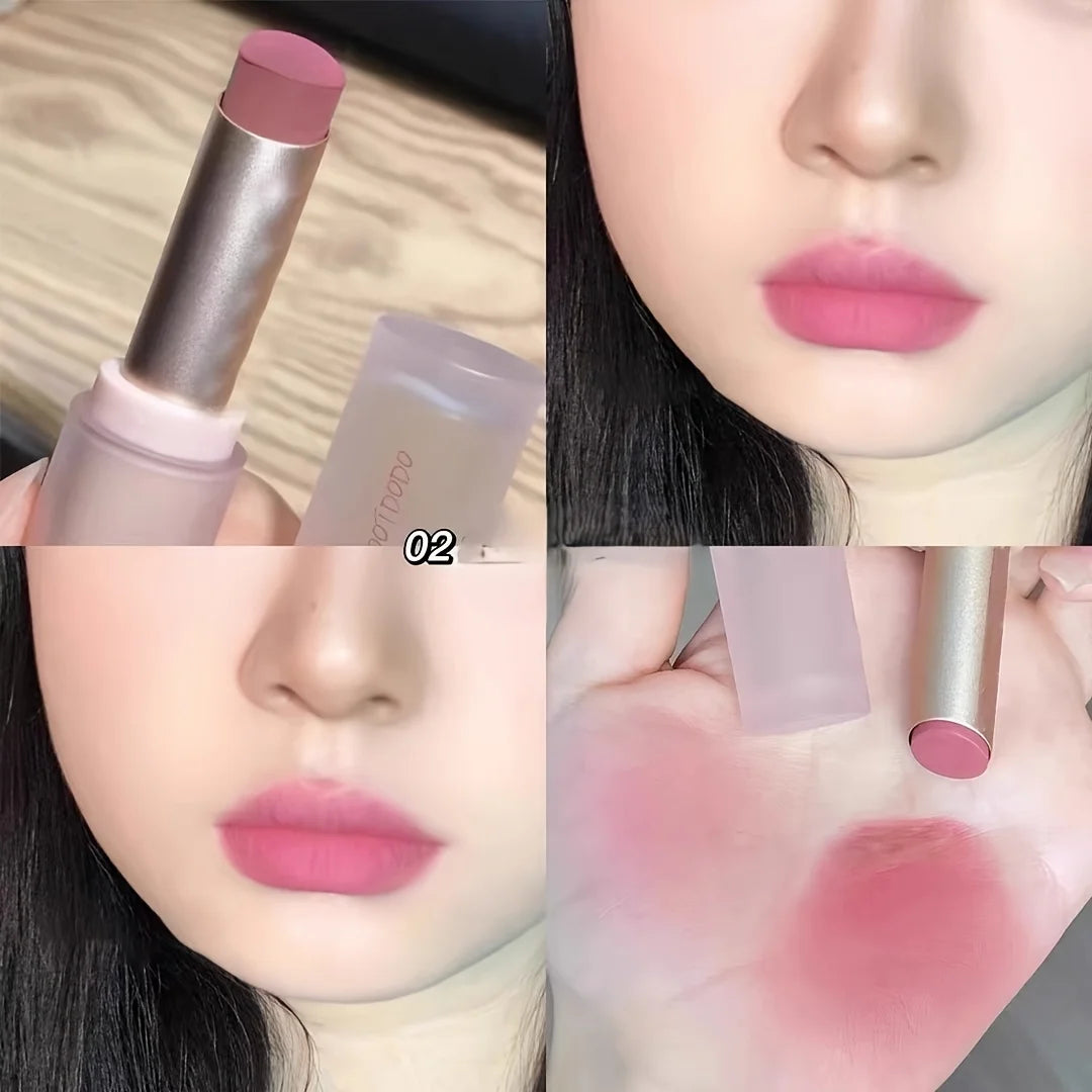 Toot Dodo Matte High-End Lip Mud, Low Saturation Cool Brown Matte Lipstick, Cool and Atmospheric Matte Finish, Olive Skin Tone, Waterproof, Long-Lasting, Non-Fading, Brightening Effect