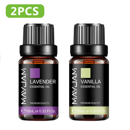MAYJAM Essential Oil Citronella Jasmine Eucalyptus Sweet Orange Lemongrass Grapefruit Black Pepper Cajeput Cypress Ginger Scents