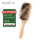 Boar Bristle HairBrush Wood Hair Brush Peine OAK Wood Combs for Women Barber Beauty Care Paddle Scalp Massage Brush