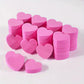 10/25/50pcs Heart Sponge Nail Files Blocks 180/240 Double-sided Polishing Sanding Buffer Washable Sandpaper Manicure Tools