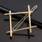 Triangle Moon Hairpin Fashion Women Metal Frog Clip Word Clip Elegant Star Round Barrette Alloy for Ladies Hair Accessories