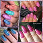 LILYCUTE 7ML Reflective Glitter Gel Nail Polish Bright Sparkling Silver Color Semi-permanent Soak Off Nail Art UV Gel Varnishes