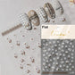 1piece 5Dcute tulip flower nail stickers high quality self-adhesive embossed nail art decals for girls summer decoration sticker