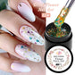5ml Pink Dried Flower Nail Gel Polish Semi Permanent Natural Flower Fairy Nail Art Gel Soak Off UV Painting Varnishes For Nails