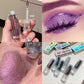 Chameleon Liquid Eyeshadow Eyeliner Sparkling Liquid Eye Shadow Metallic Shining Eye Shadow Liner Makeup Green Purple Silvery