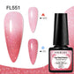 FOUR LILY 7ml Thermal Nail Gel Polish 3 Colors Changing Semi Permanent Soak Off UV/LED Nail Supplies Gel for Manicure Design