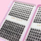 384 Bundles of False Eyelashes - with a 0.07 mm Curling Degree, a Naturally Slender Mixed Length (9 - 16 mm) - an Easy-to-Use Cu