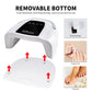 Rechargeable UV LED Nail Art Lamp for Cure Gel Nail Polish 48LEDS Nail Dryer with Motion Sensing Professional Nail Art Tool