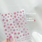 Lovely Red Fruit Strawberry Cherry Bowknot Love Heart Star Silk Ribbon 5D Nail Art Stickers Chic Self Adhesive Manicure Decal