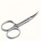 2pcs Stainless Steel Precision Curved Scissors for Manicure and Pedicure Ergonomic Design for Dead Skin,Hangnail,Callus Removal