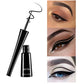 3-Color Matte Eyeliner Set - Grey Blue Black Waterproof Long-Lasting Fade-Proof Liquid Eyeliner with Brush for Easy Application