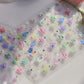 Christmas Nail Stickers Luxury Crystal Diamond Cartoon Bear Tree Apple Back Glue Nail Art Stickers DIY New 3D Nails Decorations