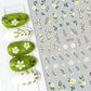 Cherry Blossom 3D Nail Stickers White Flower Petals Nail Art Decals Elegant Wedding Design Spring Sakura Manicure Slider Decor