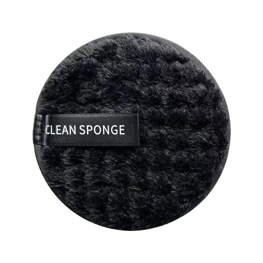1/4pcs Makeup Remover Microfiber Cotton Pad Cosmetics Washable Makeup  Towel Cleaning Sponge Skin Care Tool Washcloth