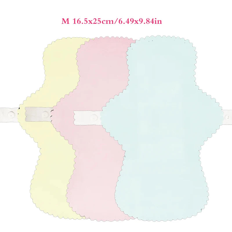 3pcs Soft Graphene Lining Reusable Thin Sanitary Pads Leakproof Washable Women Panty Liner Hygiene Menstrual Pads